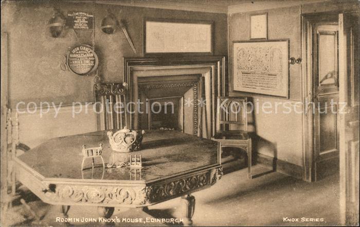 Edinburgh Scotland Room in John Knox House Historic House Knox Series