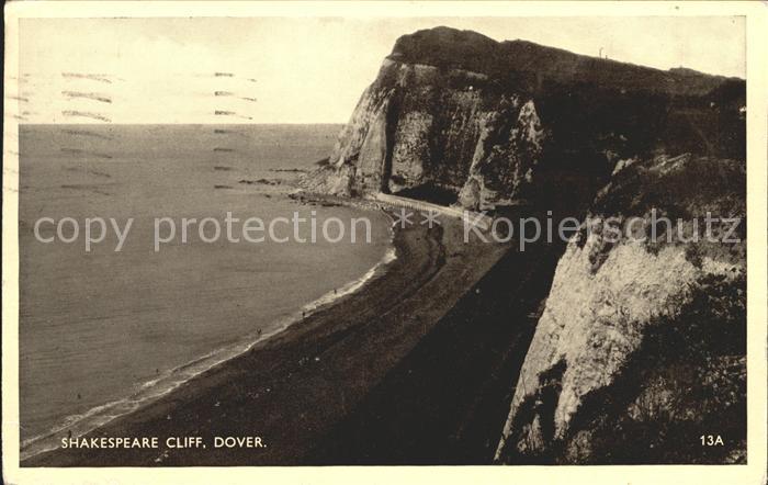 Dover Kent UK Shakespeare Cliff Beach Steilkueste