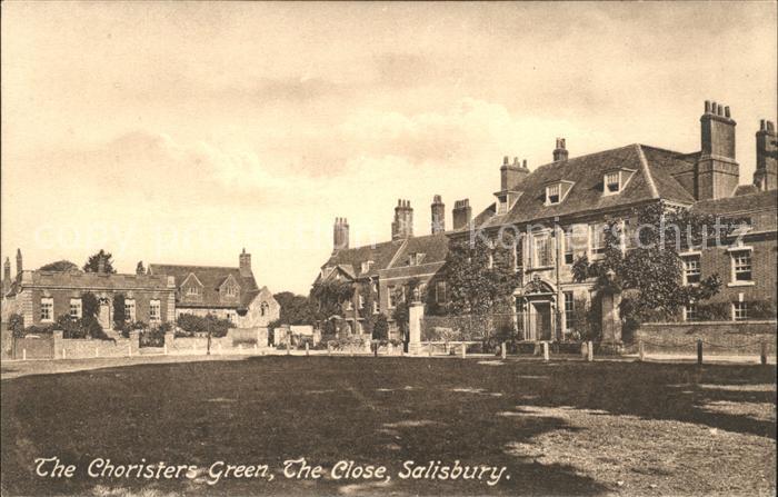 Salisbury Wiltshire Choristers Green The Close Cathedral Frith's Series