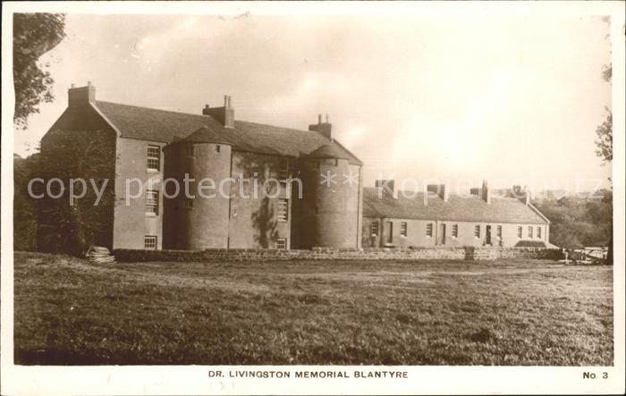 Blantyre South Lanarkshire Dr Livingston Memorial