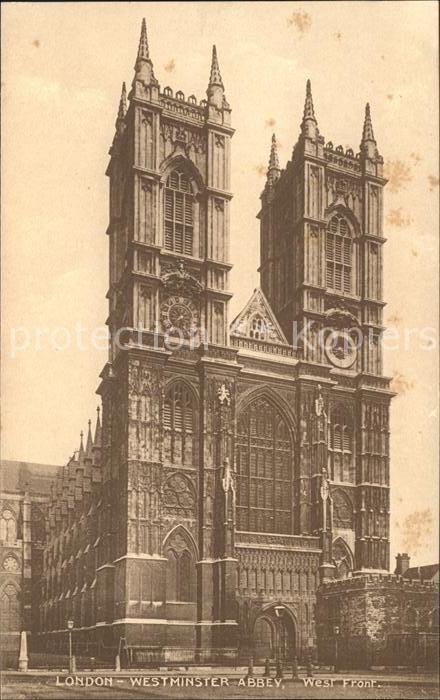 London Westminster Abbey West Front
