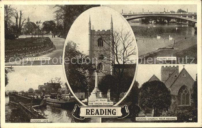 Reading Forbury Gardens Bridge Church Sonning Lock Excel Series