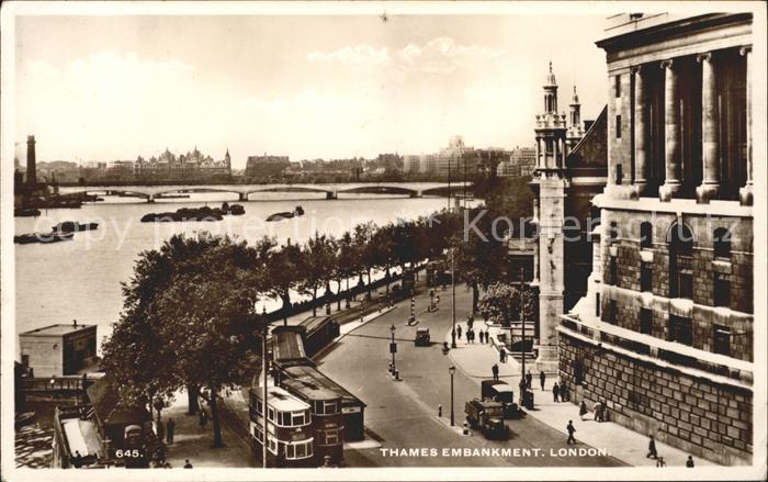London Thames Embankment Bridge