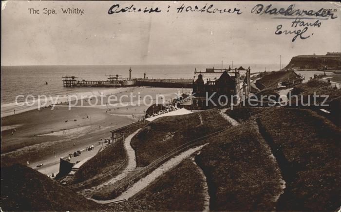 Whitby West Cliff The Spa Pier Beach