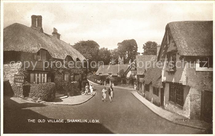 Shanklin The Old Village Valentine's Post Card