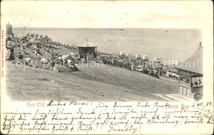 Herne Bay Panorama East Cliff Beach