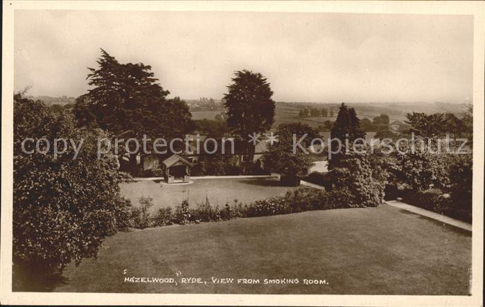 Ryde Isle of Wight Hazelwood view from Smoking Room