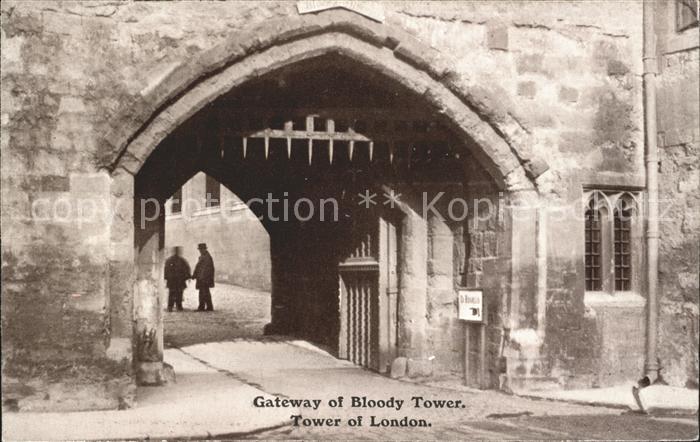 London Gateway of Bloody Tower Tower of London