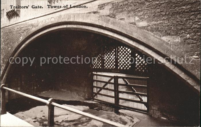 London Traitors Gate Tower of London
