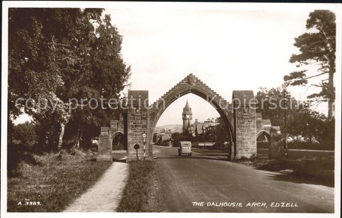 Edzell Dalhousie Arch Valentine's Post Card