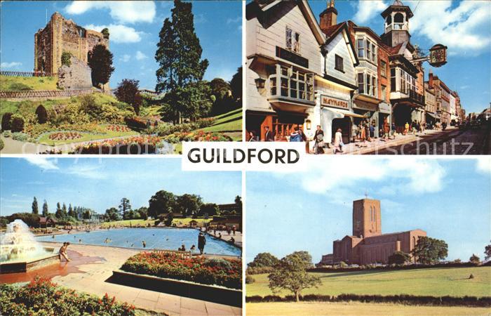 Guildford Castle High Street The Lido Swimming Pool Cathedral