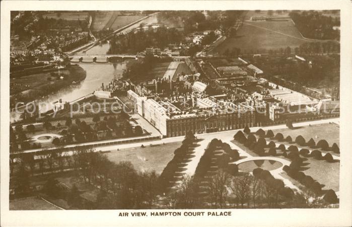 Richmond upon Thames Hampton Court Palace aer view