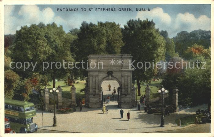 DUBLIN  Ireland Entrance to St Stephens Green