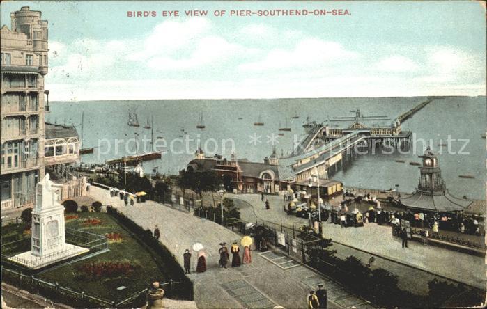 Southend-on-Sea Birds eye view of the Pier Monument