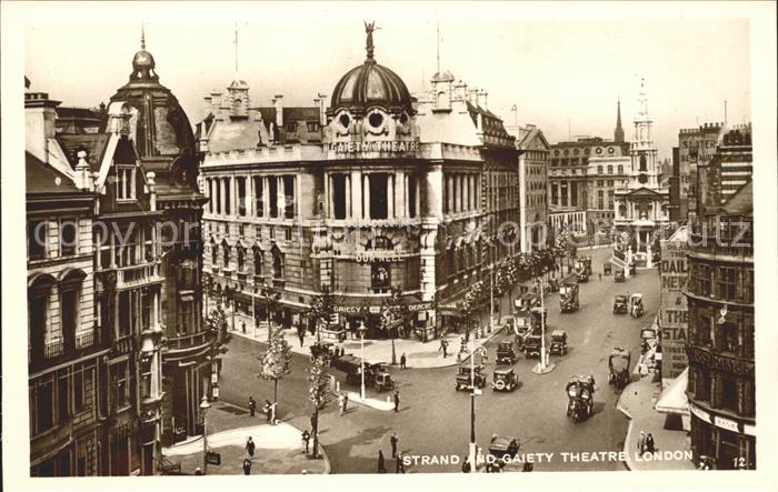 London Strand and Gaiety Theatre