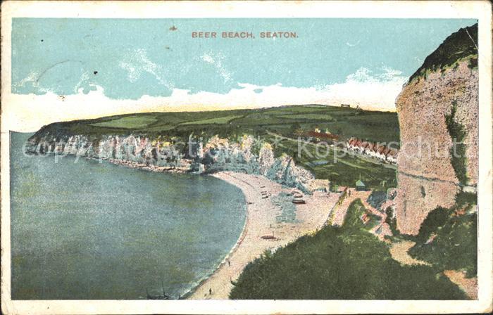 Seaton East Devon Beer Beach Cliffs Coast