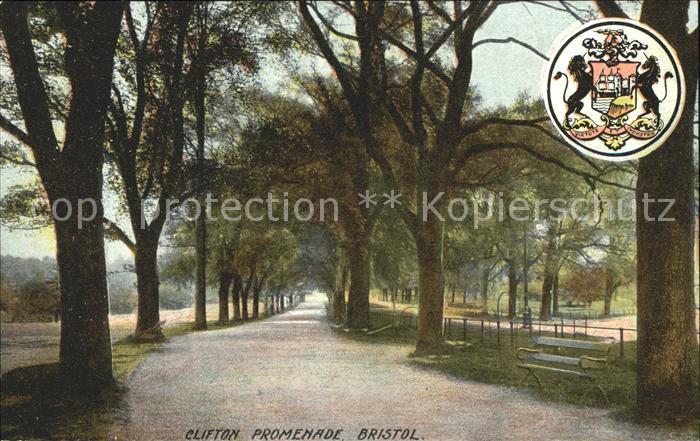 Bristol UK Clifton Promenade Wappen