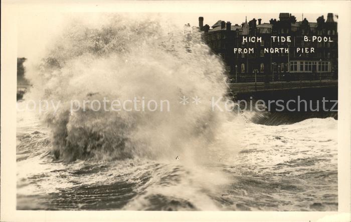 Blackpool High Tide from North Pier