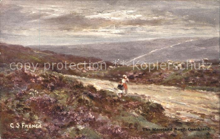 Scarborough UK The Moorland Road North York Moors National Park Kuenstlerkarte C