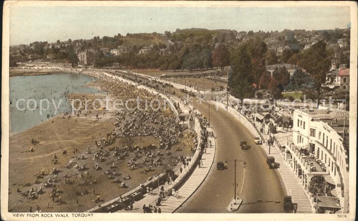 Torquay Torbay View from Rock Walk Beach