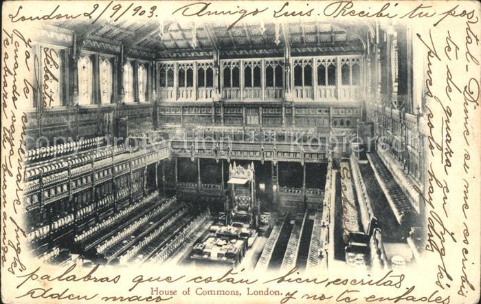 London House of Commons Interior