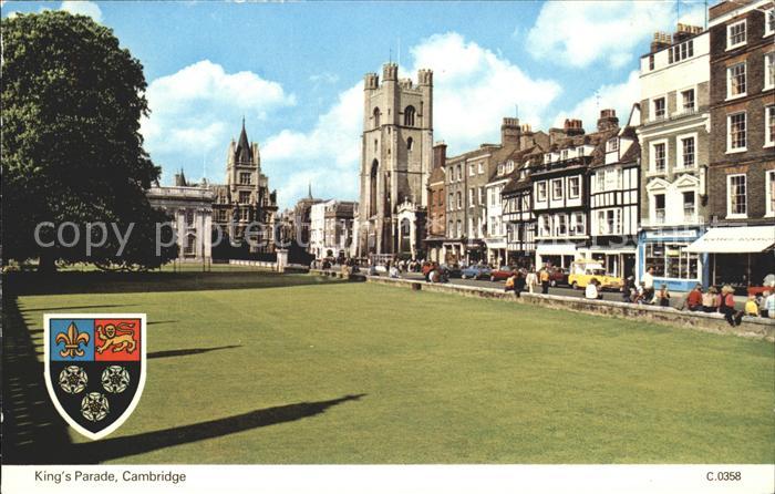 Cambridge Cambridgeshire King's Parade Arms Wappen