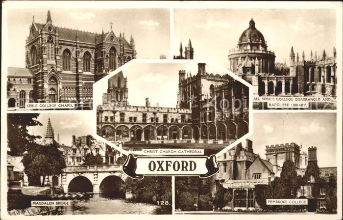 Oxford Oxfordshire Colleges Chapel Christ Church Cathedral Magdalen Bridge