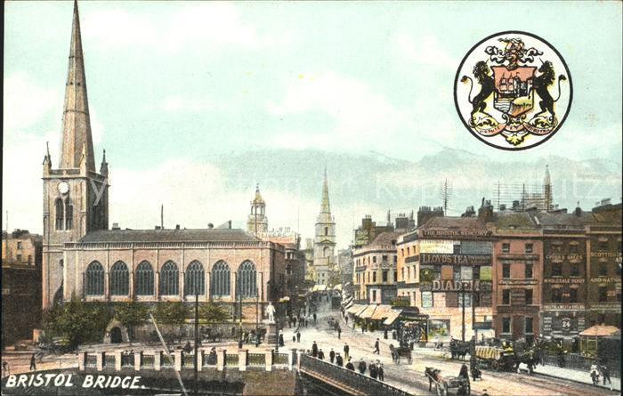 Bristol UK Bridge Church Arms Wappen