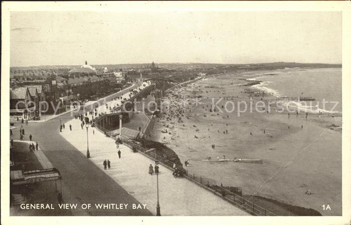Whitley Bay General view Promenade Beach