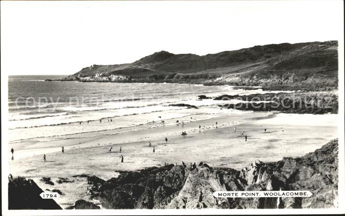 Woolacombe Panorama Morte Point Beach Coast