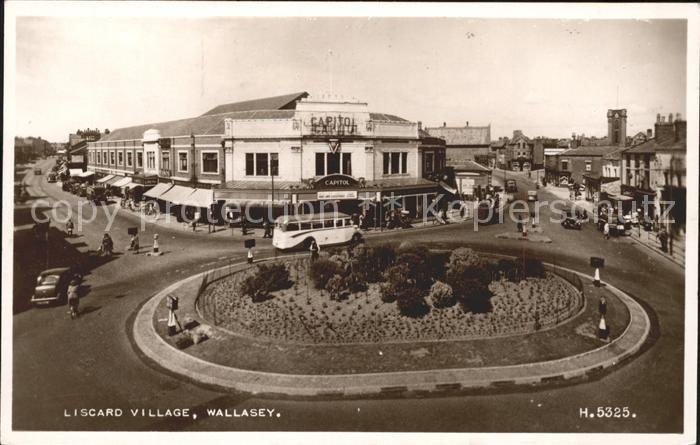 Wallasey Liscard Village Valentine's Post Card