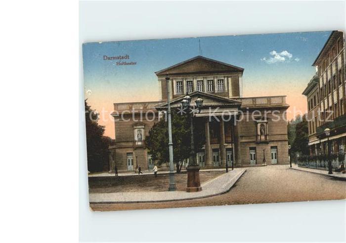 Theatergebaeude Darmstadt Hoftheater