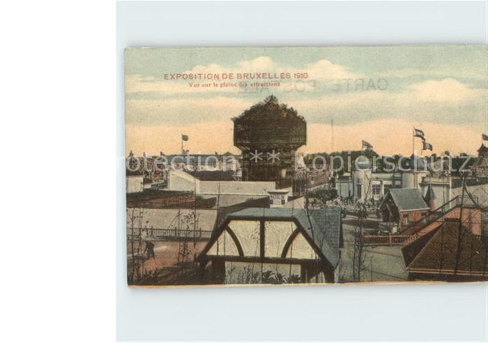 Exposition Universelle Bruxelles 1910 Plaine des attractions