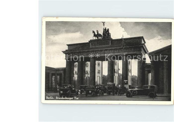 Brandenburgertor Berlin Autos