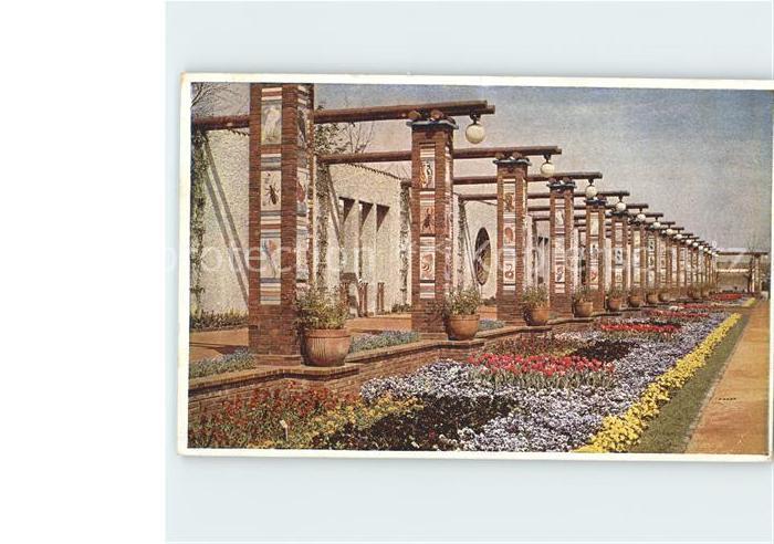 Landesgartenschau Reichsgartenschau Essen 1937 Pergola Ke