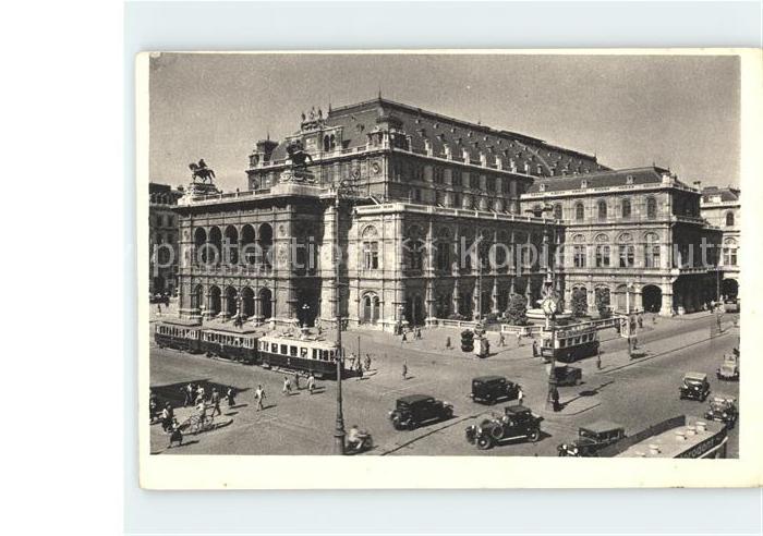 Strassenbahn Wien Opernhaus Ringstrasse