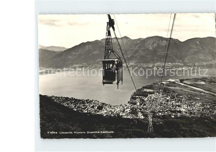 Seilbahn Locarno Funivia Orselina-Cardada