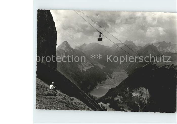 Seilbahn Brülisau-Hoher Kasten Sämtisersee Staub