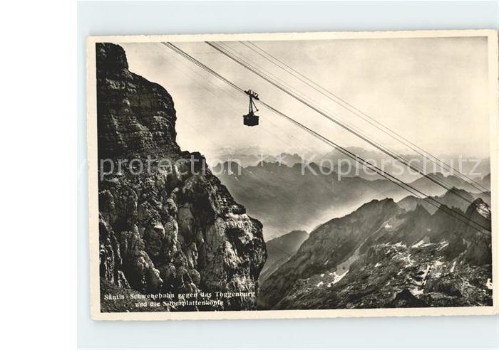 Seilbahn Säntis Toggenburg Silberplattenköpfe