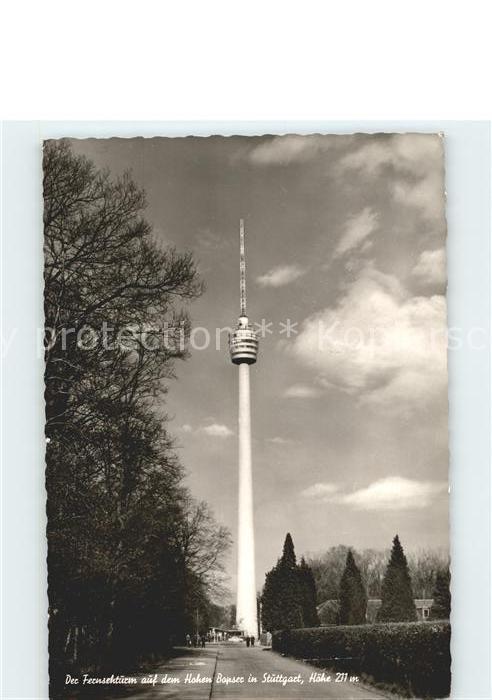 Funkturm Stuttgart Hoher Bopser