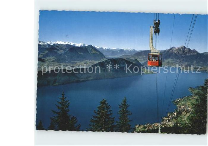 Seilbahn Weggis-Rigi Kaltbad Weggis Vierwaldstät