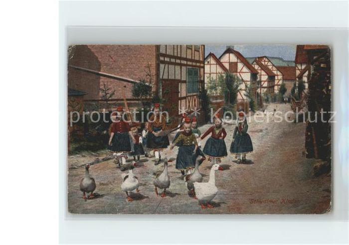 Trachten Hessen Schwalm Kinder Gänse