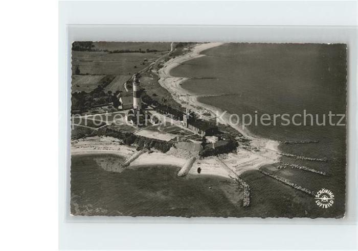 Leuchtturm Lighthouse Bülk Kieler Aussenförde Fliegeraufnahme