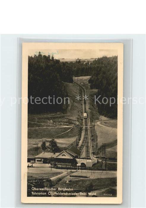 Zahnradbahn Oberweissbacher Bergbahn Talstation Obstfelderschmiede