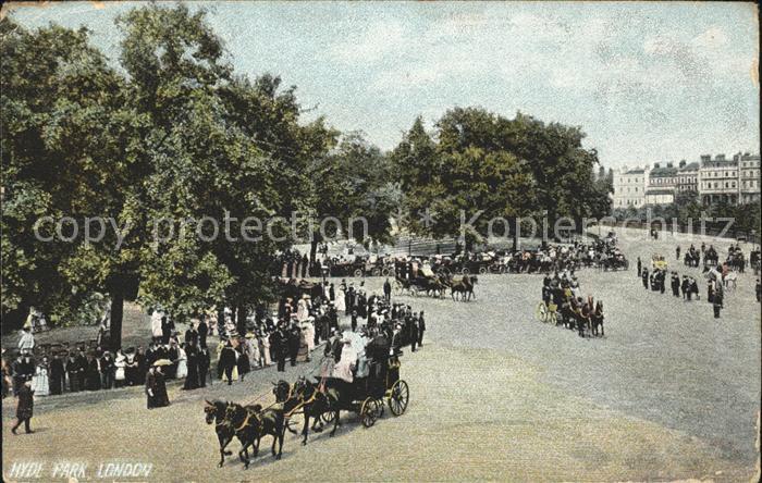 London Hyde Park Pferdekutschen