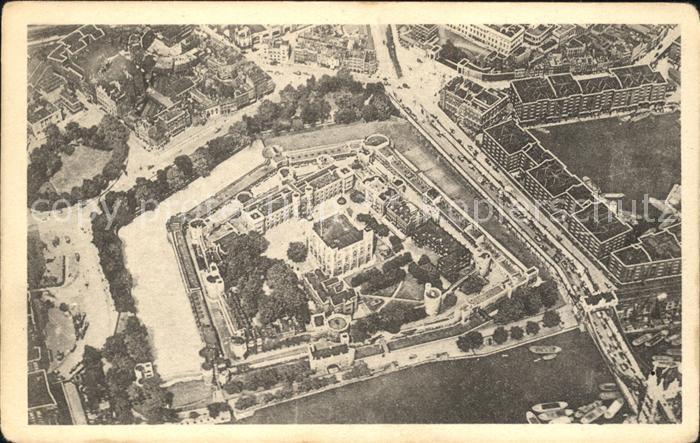 London Tower of London from the air