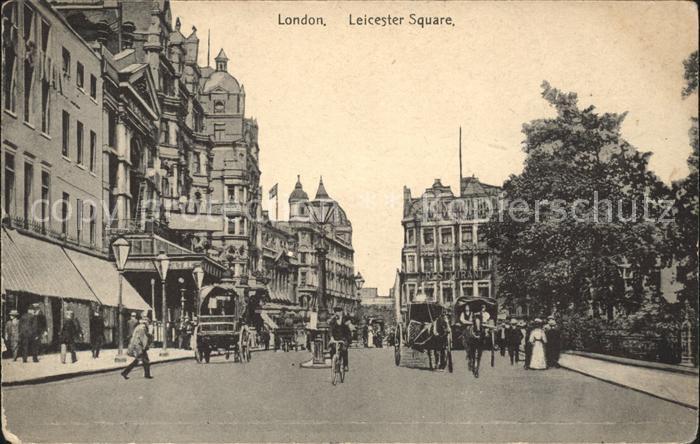 London Leicester Square Pferdekutschen