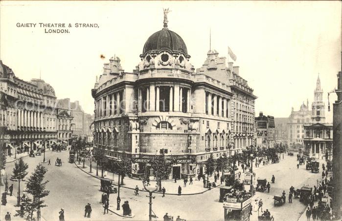London Gaiety Theatre and Strand