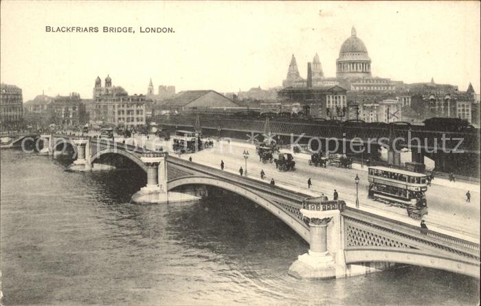 London Blackfriars Bridge Thames Series No. 2