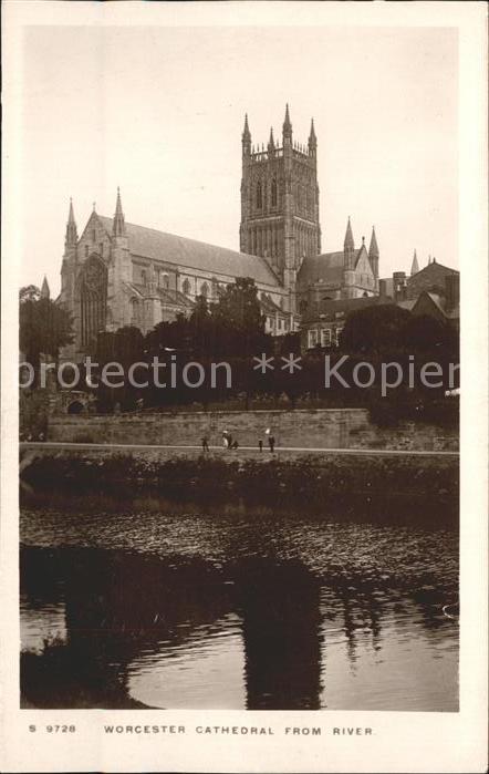 Worcester Cathedral from River